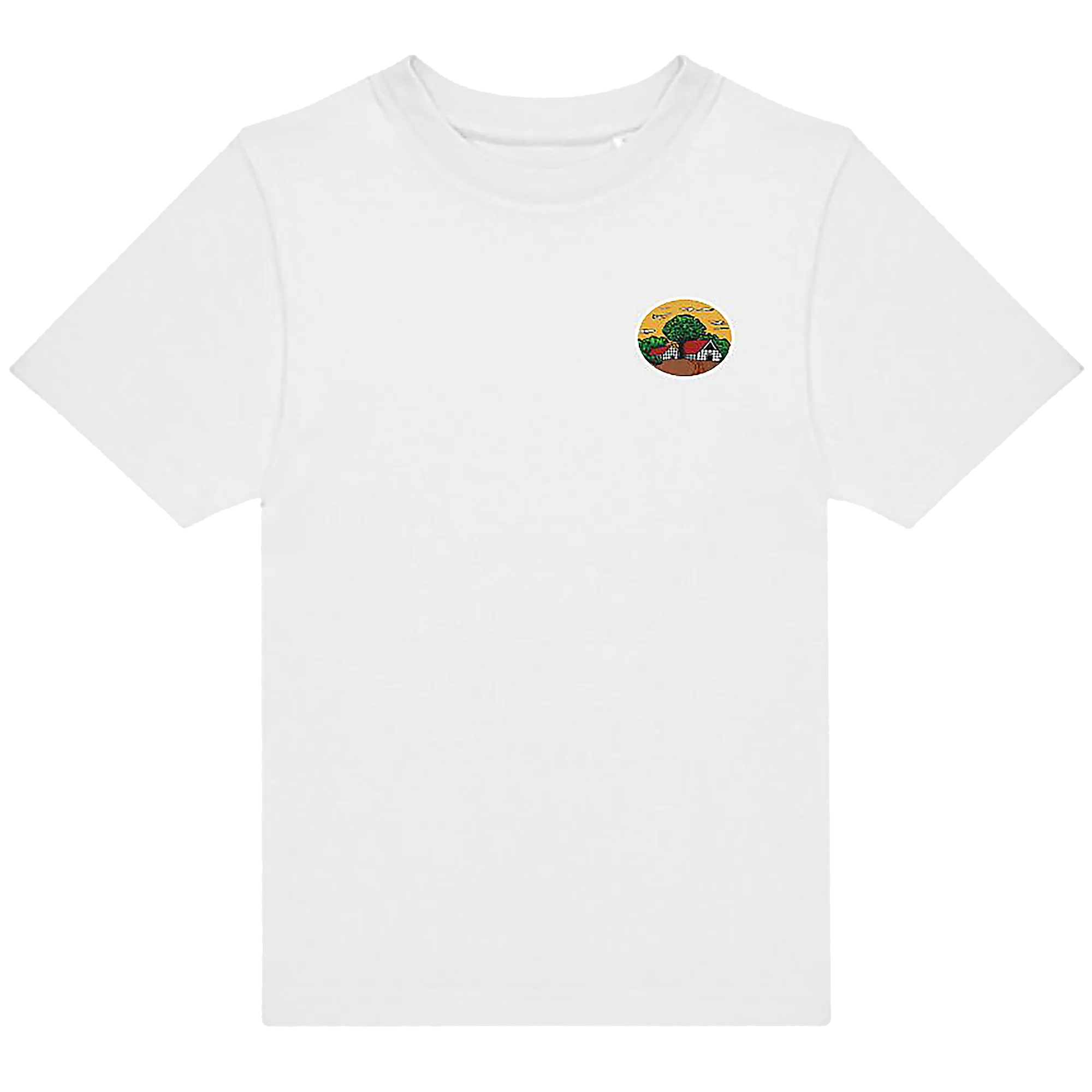 BIGTIME Schützen Börnste | T-Shirt Kinder weiss Front #farbe_weiss