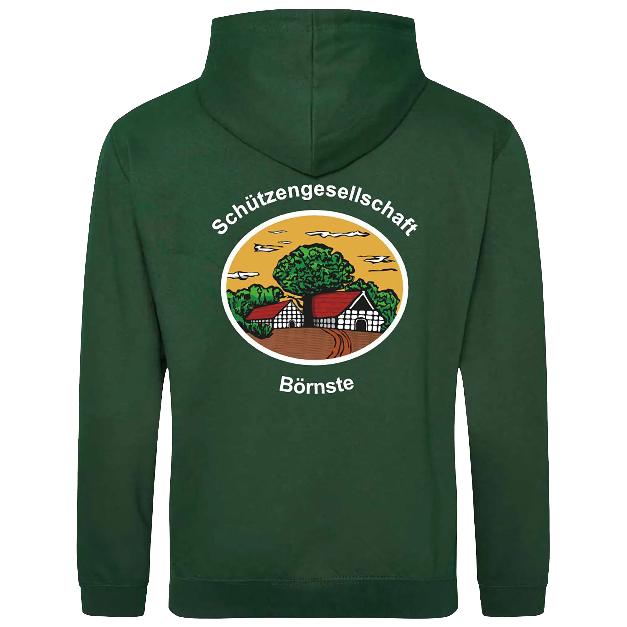 BIGTIME Schützen Börnste | Hoodie Herren gruen Front