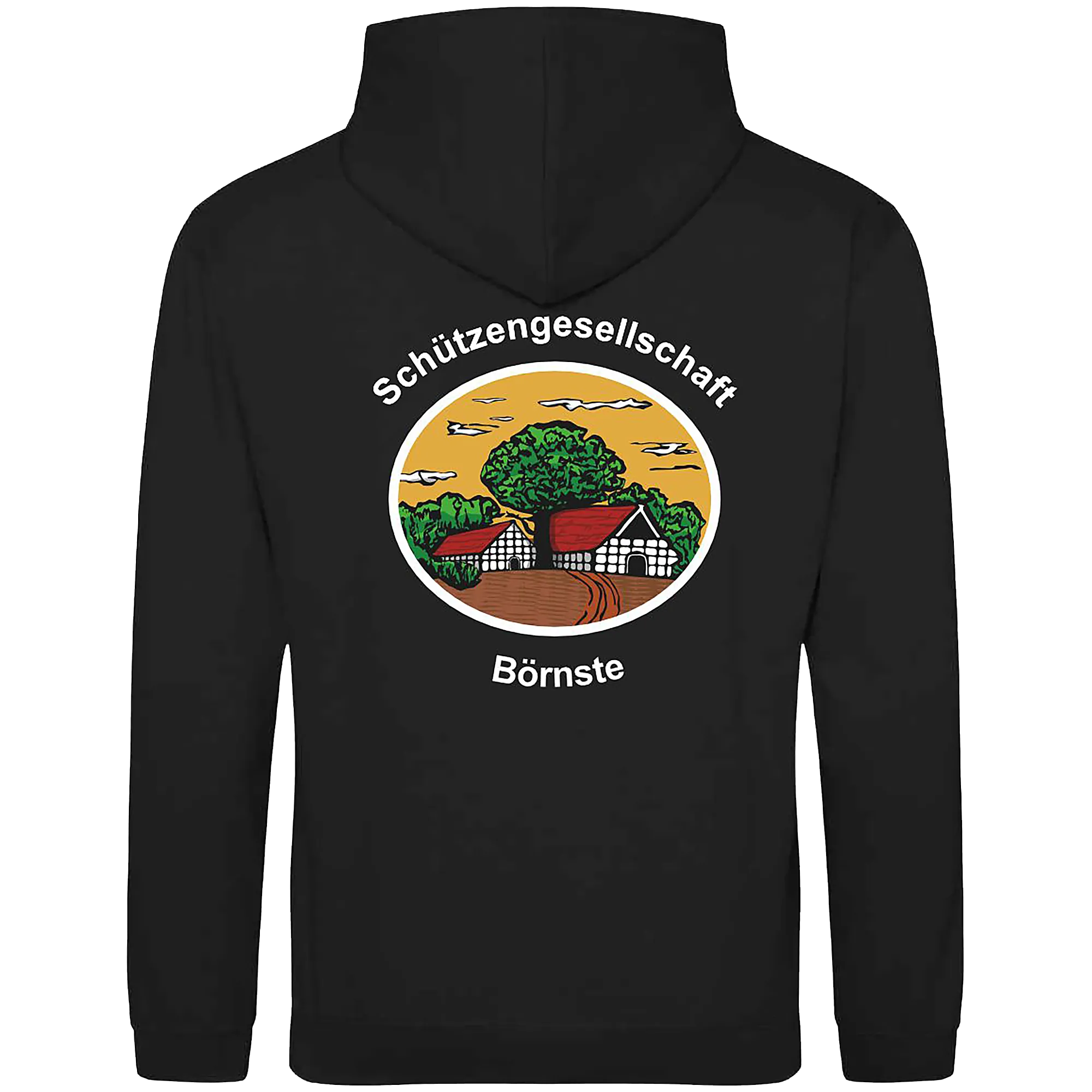 BIGTIME Schützen Börnste | Hoodie Herren schwarz Front