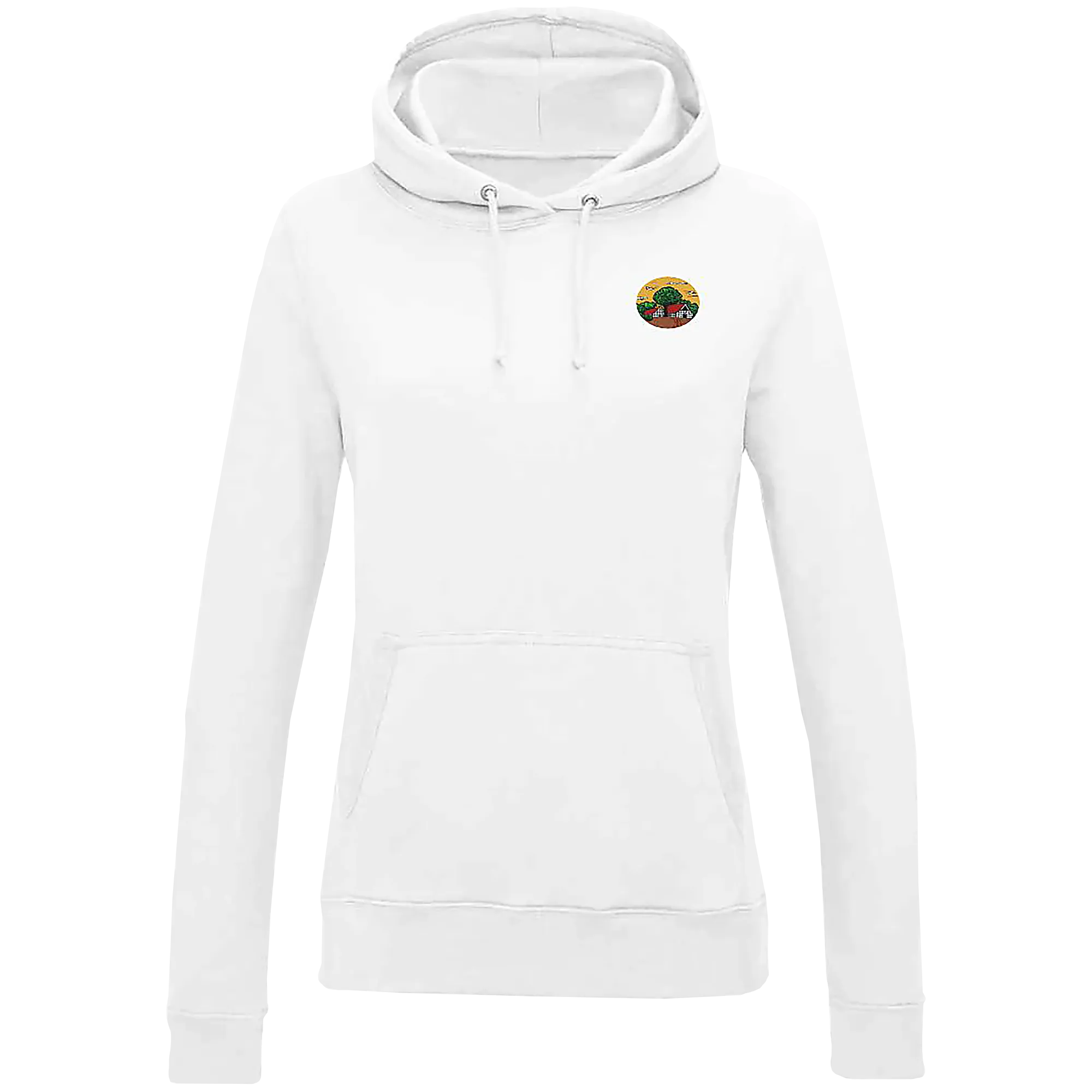 BIGTIME Schützen Börnste | Hoodie Damen weiss Rücken