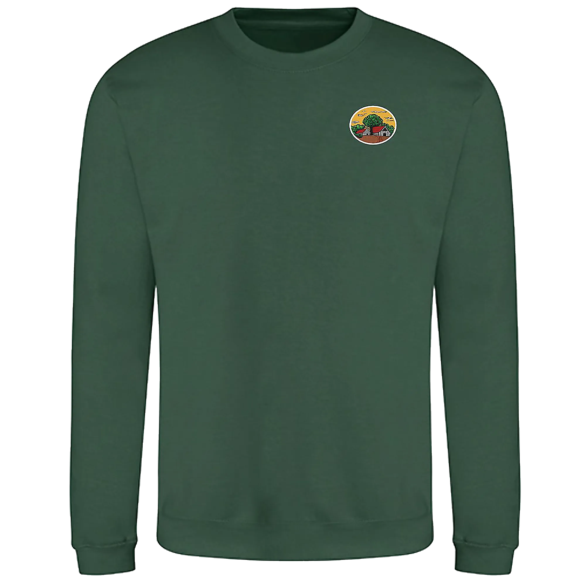 BIGTIME Schützen Börnste | Sweatshirt grün Unisex Front