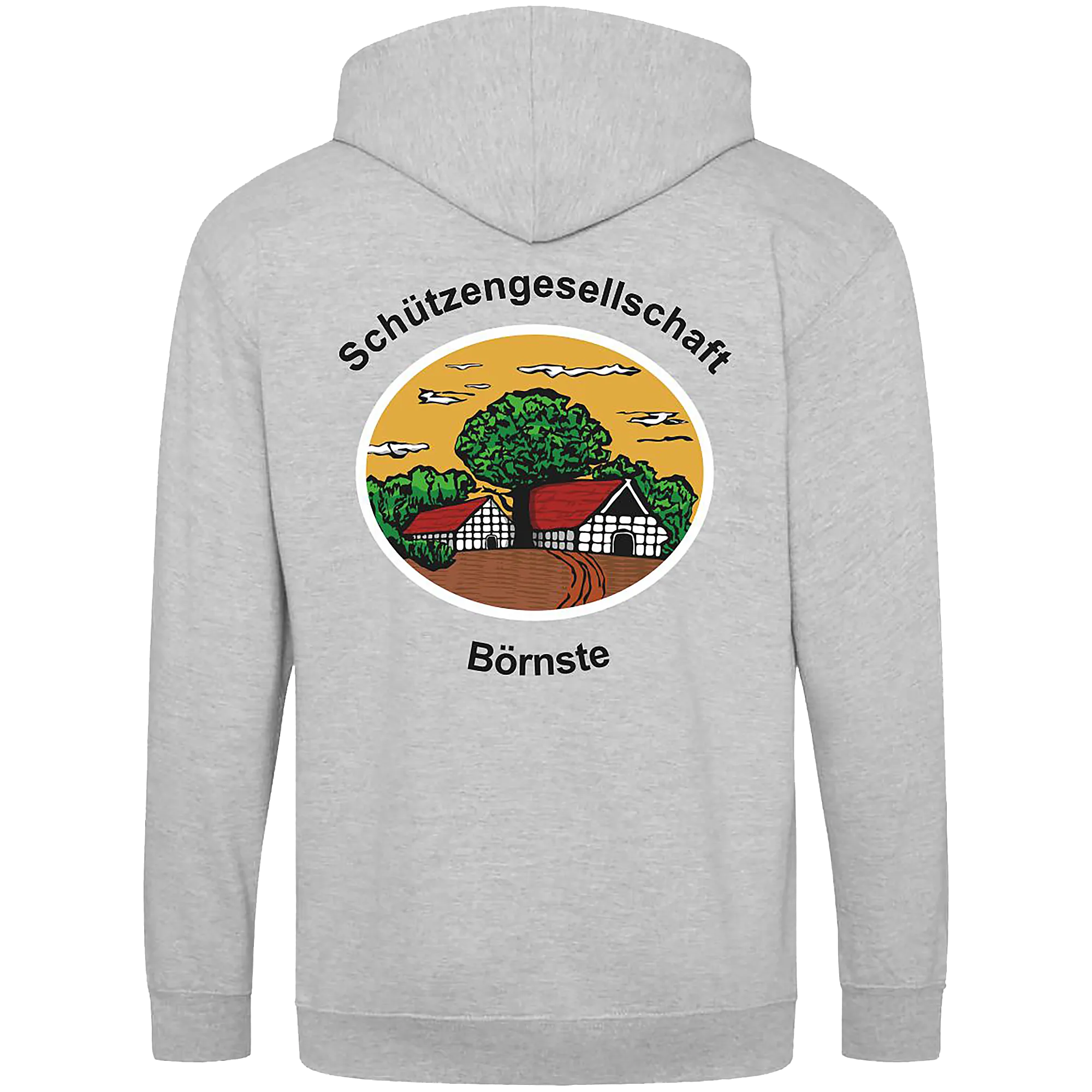 BIGTIME Schützen Börnste | Zip-Jacke Herren grau Front