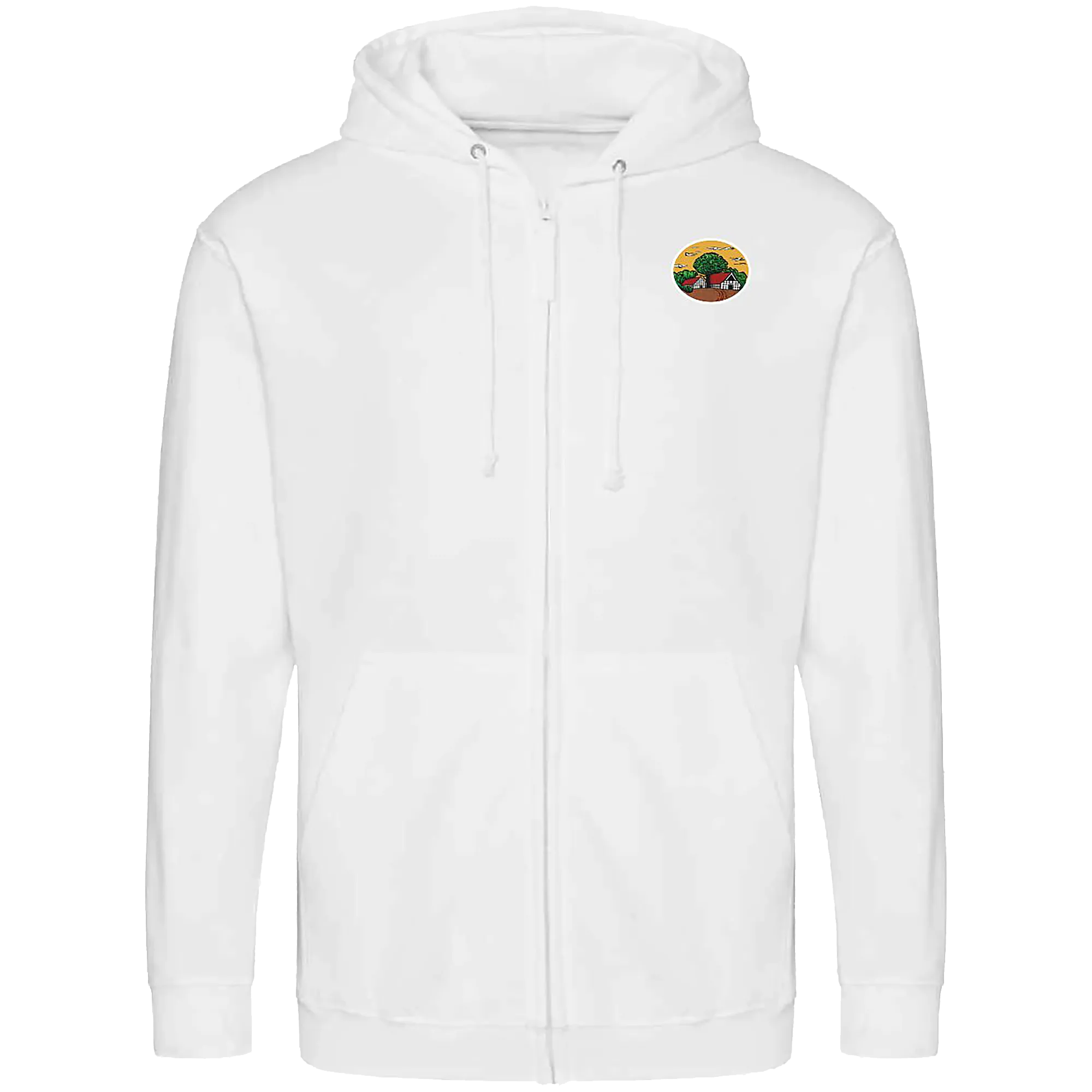 BIGTIME Schützen Börnste | Zip-Jacke Unisex weiss Front
