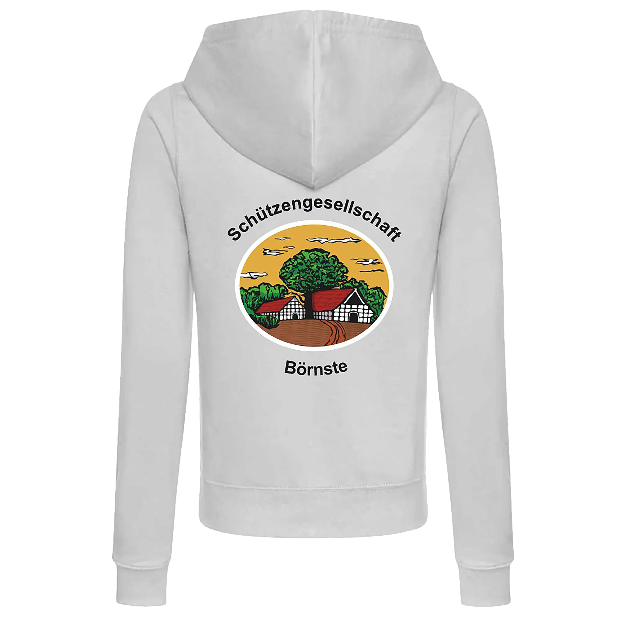 BIGTIME Schützen Börnste | Zip-Jacke Damen grau Front