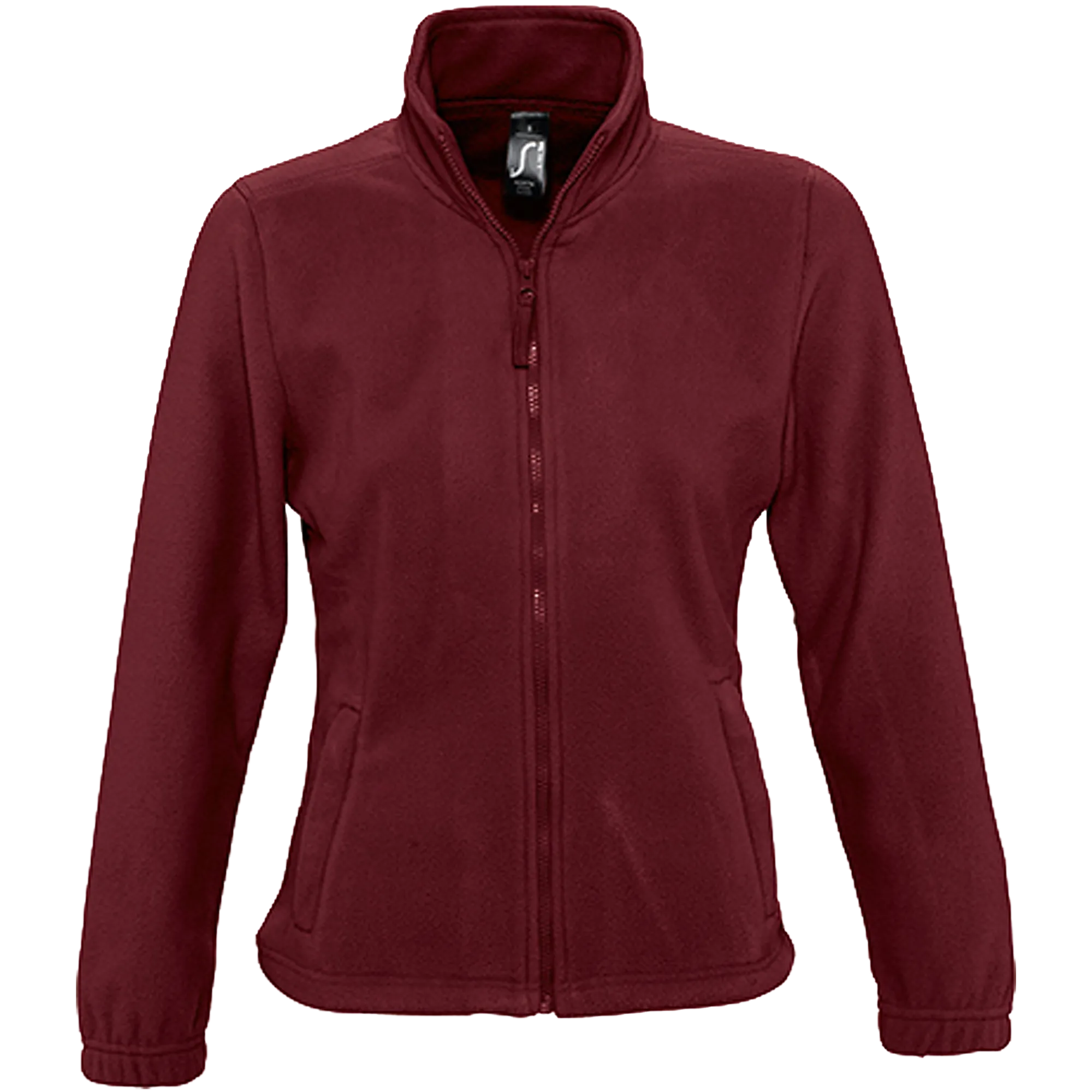 SOL´S Fleecejacke North Damen Burgundy Front