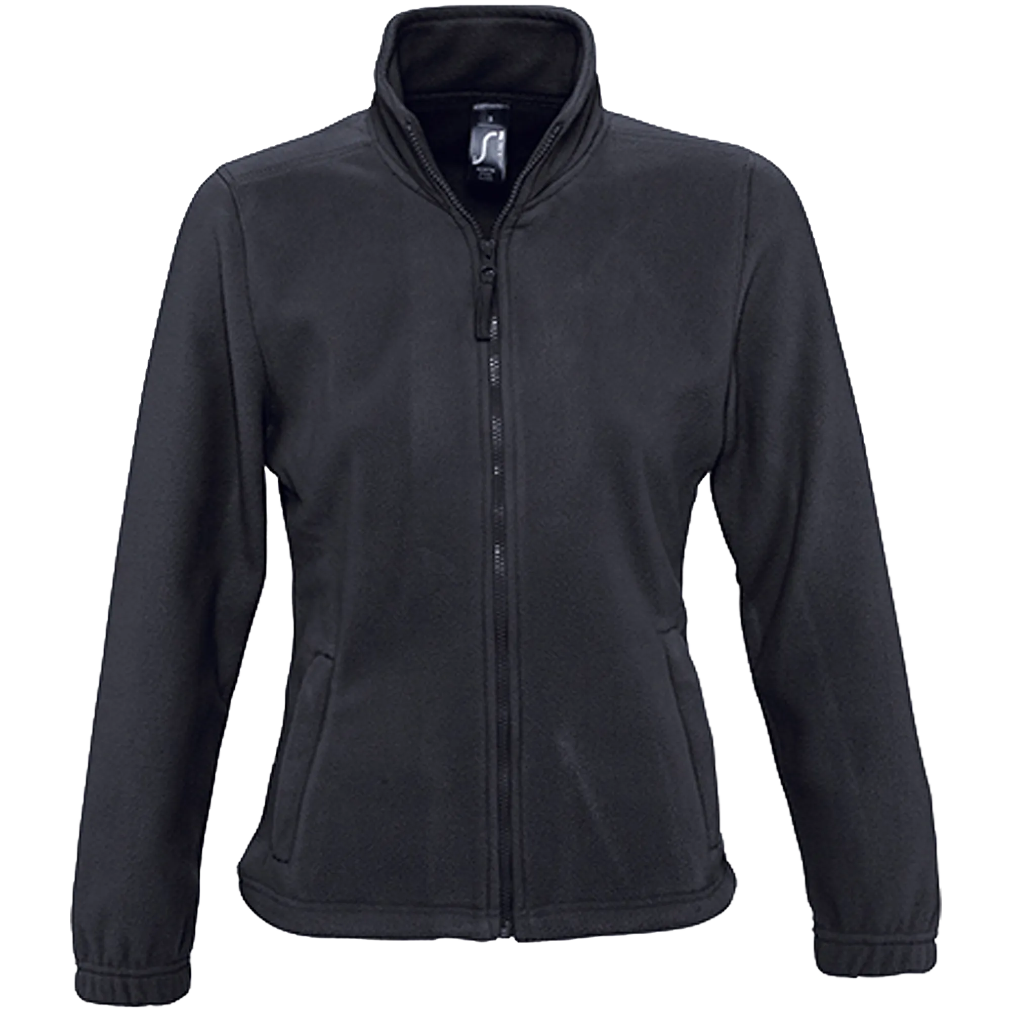 SOL´S Fleecejacke North Damen Charcoal Grey (Solid) Front #farbe_charcoal-grey-solid
