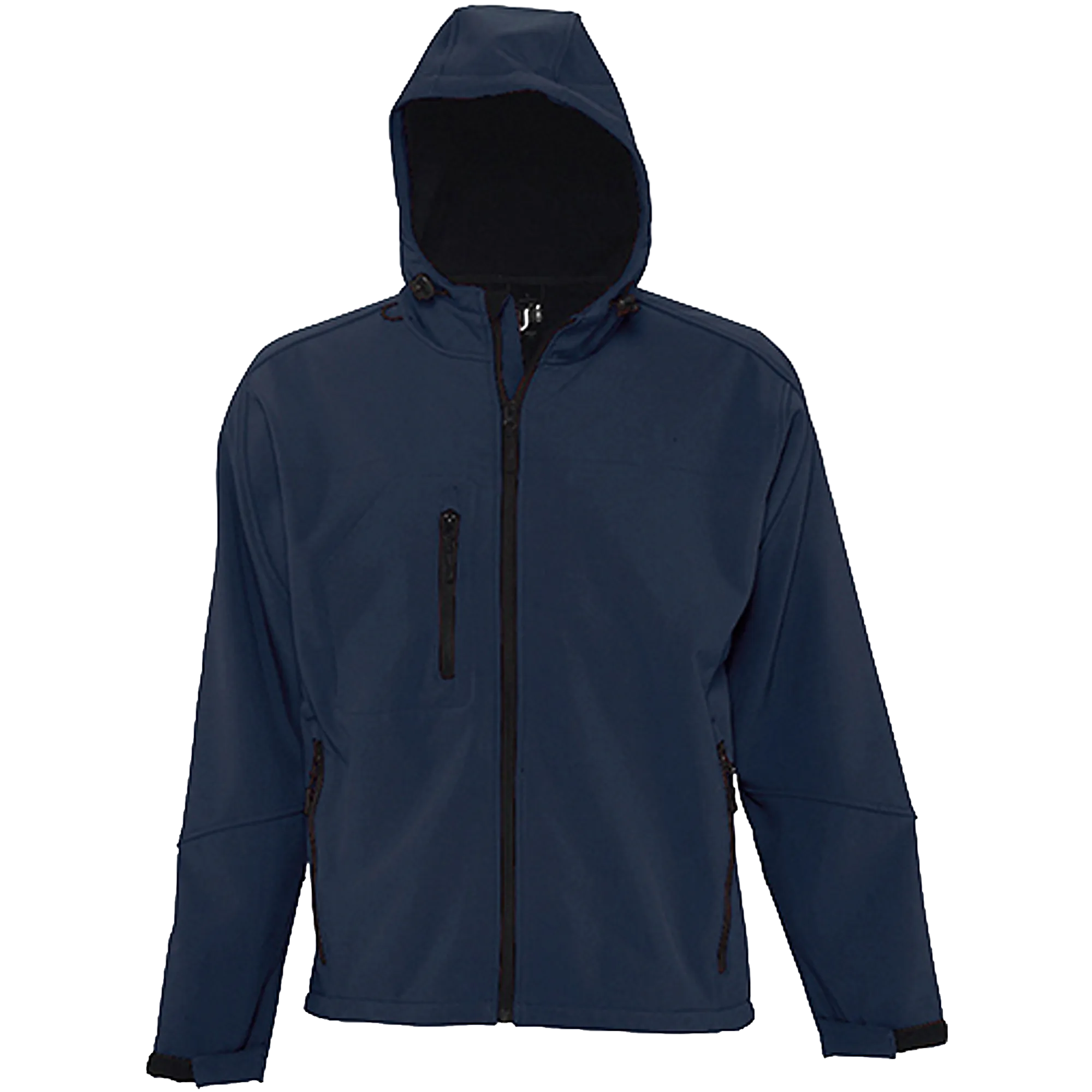 SOL´S Hooded Softshell Jacket Replay Herren French Navy Front #farbe_french-navy