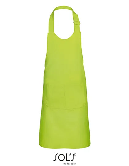 SOL´S Schürze Gala Kinder Apple Green Front #farbe_apple-green