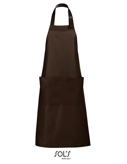 SOL´S Latzschürze Gala Chocolate Front