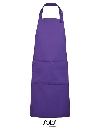 SOL´S Latzschürze Gala Dark Purple Front