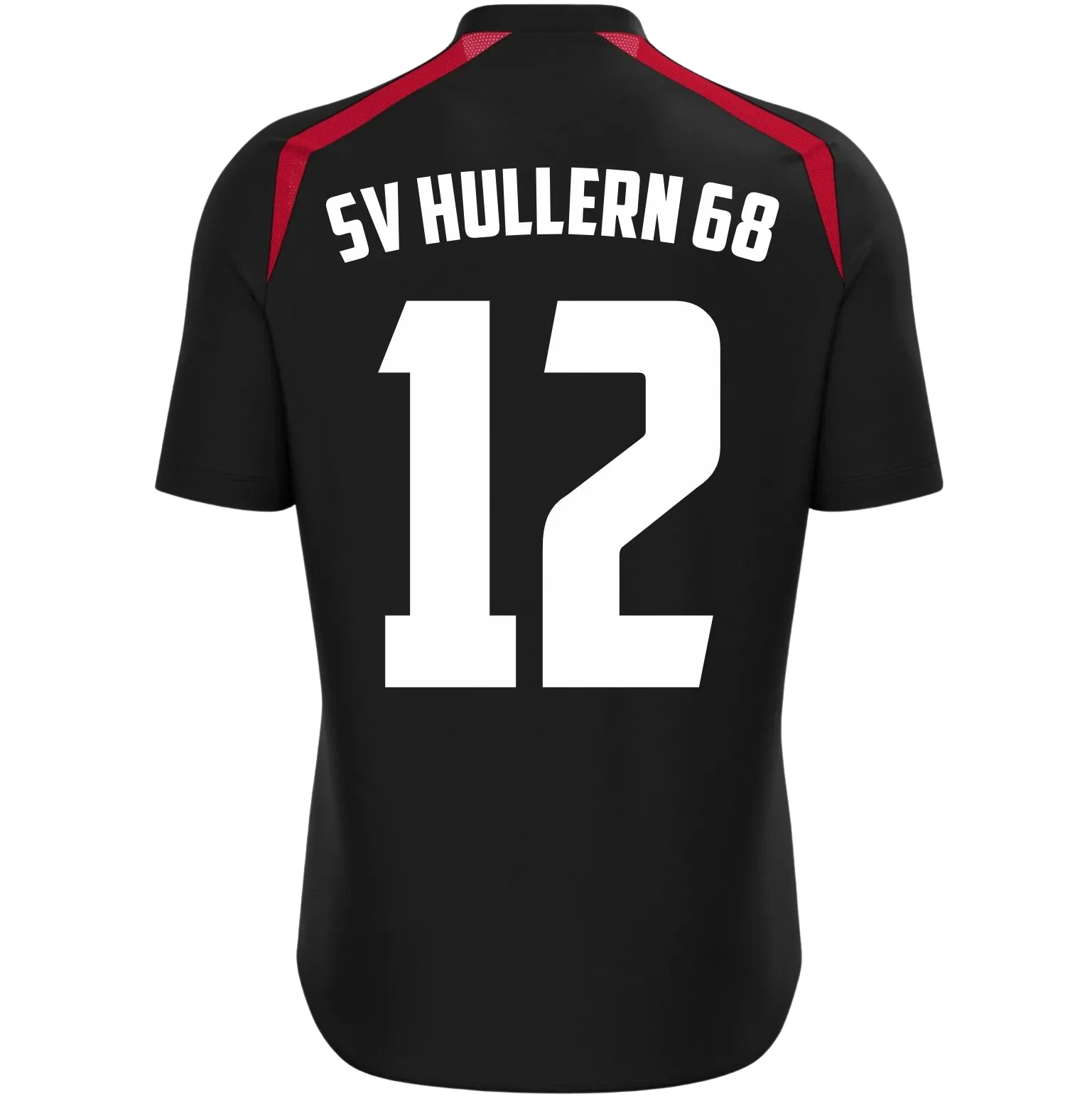Macron SV Hullern 1968 | Macron Trikot WYRM schwarz Front #farbe_schwarz