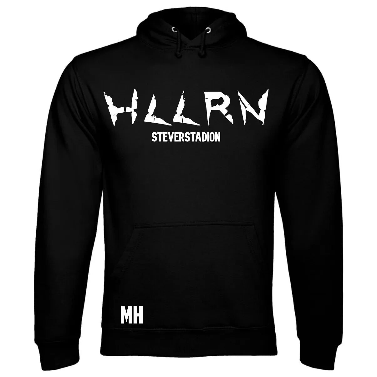 BIGTIME SV HULLERN 1968 | FAN Kapuzenpullover schwarz Front #farbe_schwarz