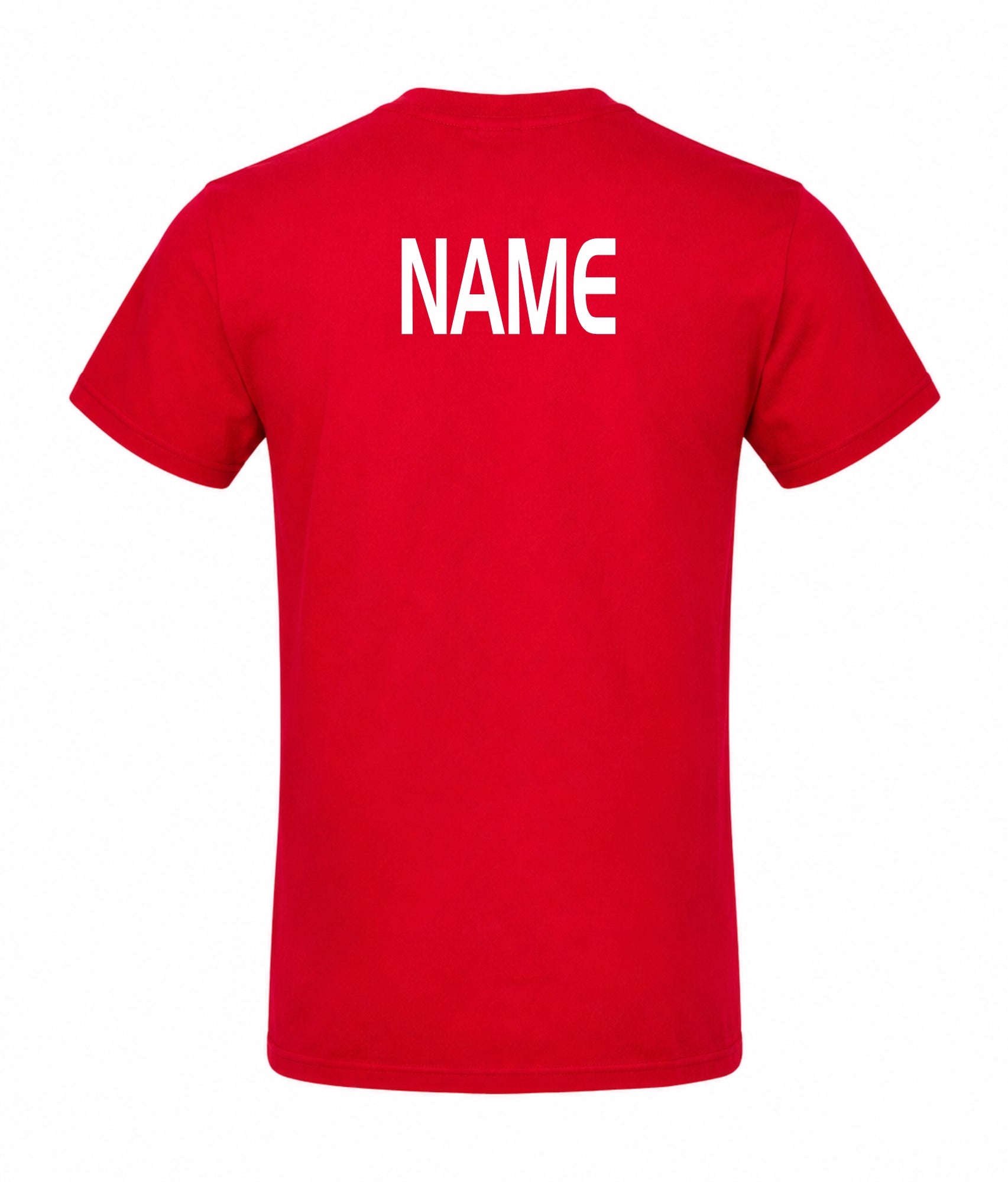 BIGTIME TuS Sythen T-Shirt rot unisex Rücken
