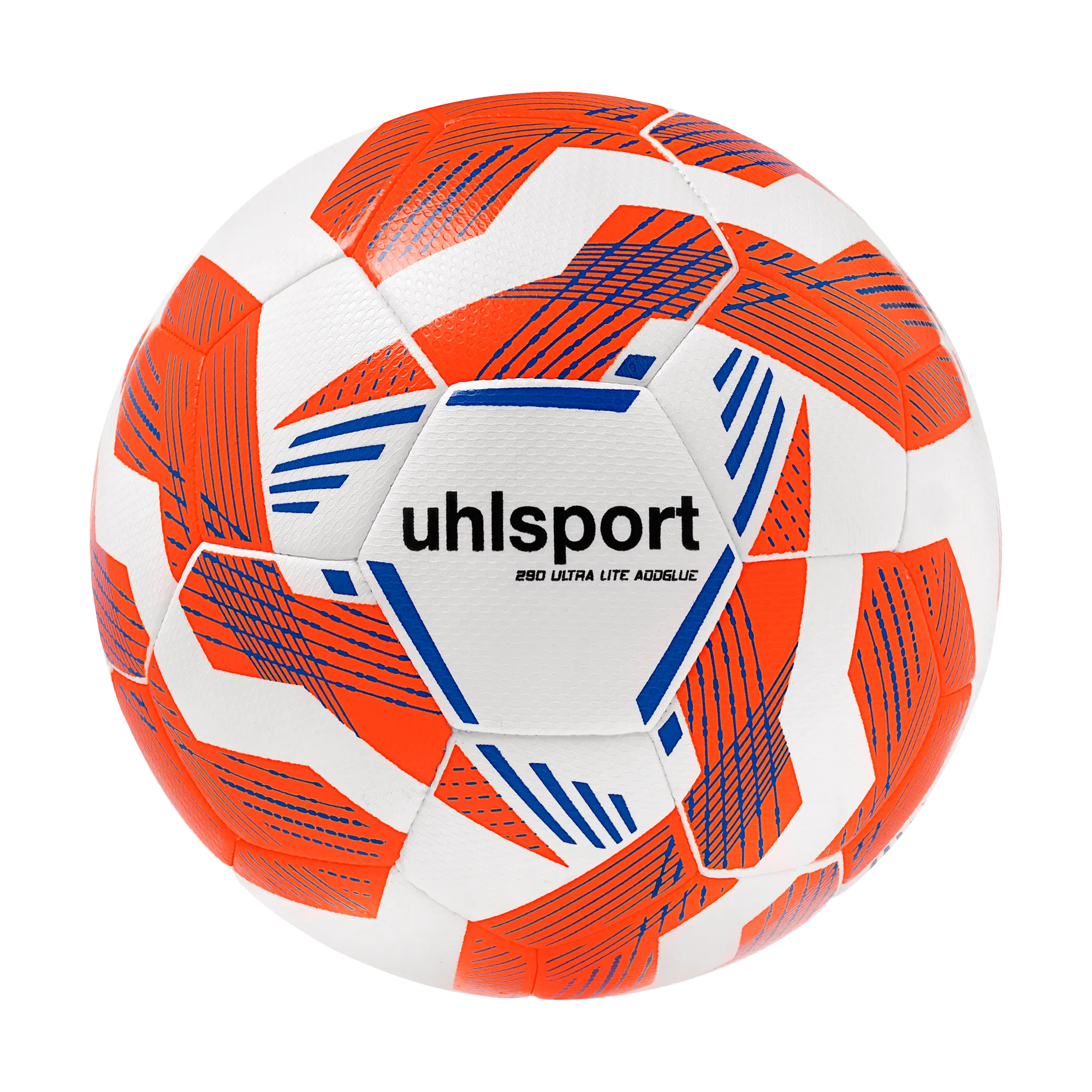 uhlsport Fußball 290 Ultra Lite Addglue Unisex weiss-fluo-orange-royal Front #farbe_weiss-fluo-orange-royal