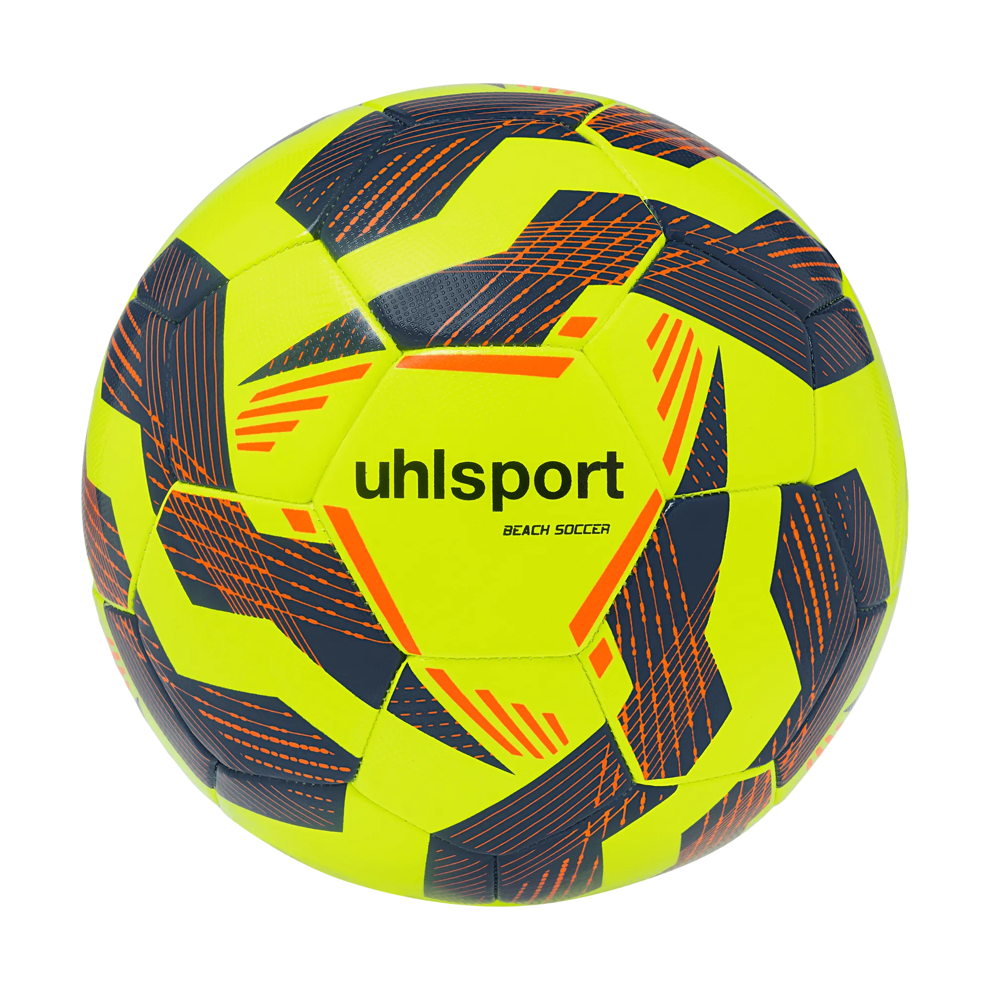 uhlsport Fußball Beach Soccer Unisex fluo-gelb-marine-fluo-rot Front #farbe_fluo-gelb-marine-fluo-rot
