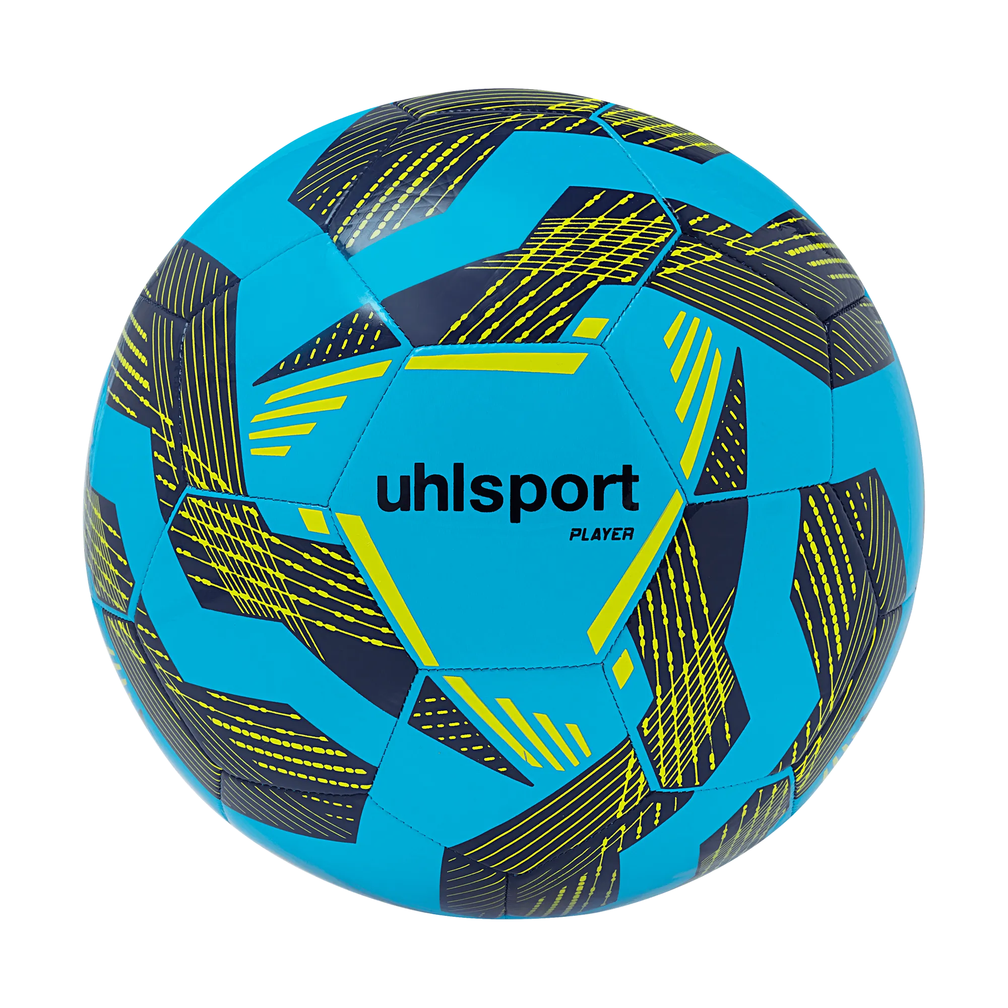 uhlsport Fußball Player Unisex eisblau-marine-fluo-gelb Front