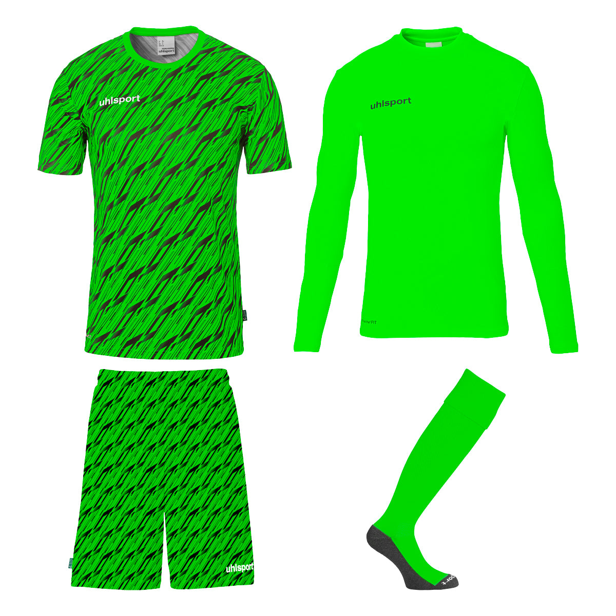 uhlsport Torwart-Set Progressive Kinder Front