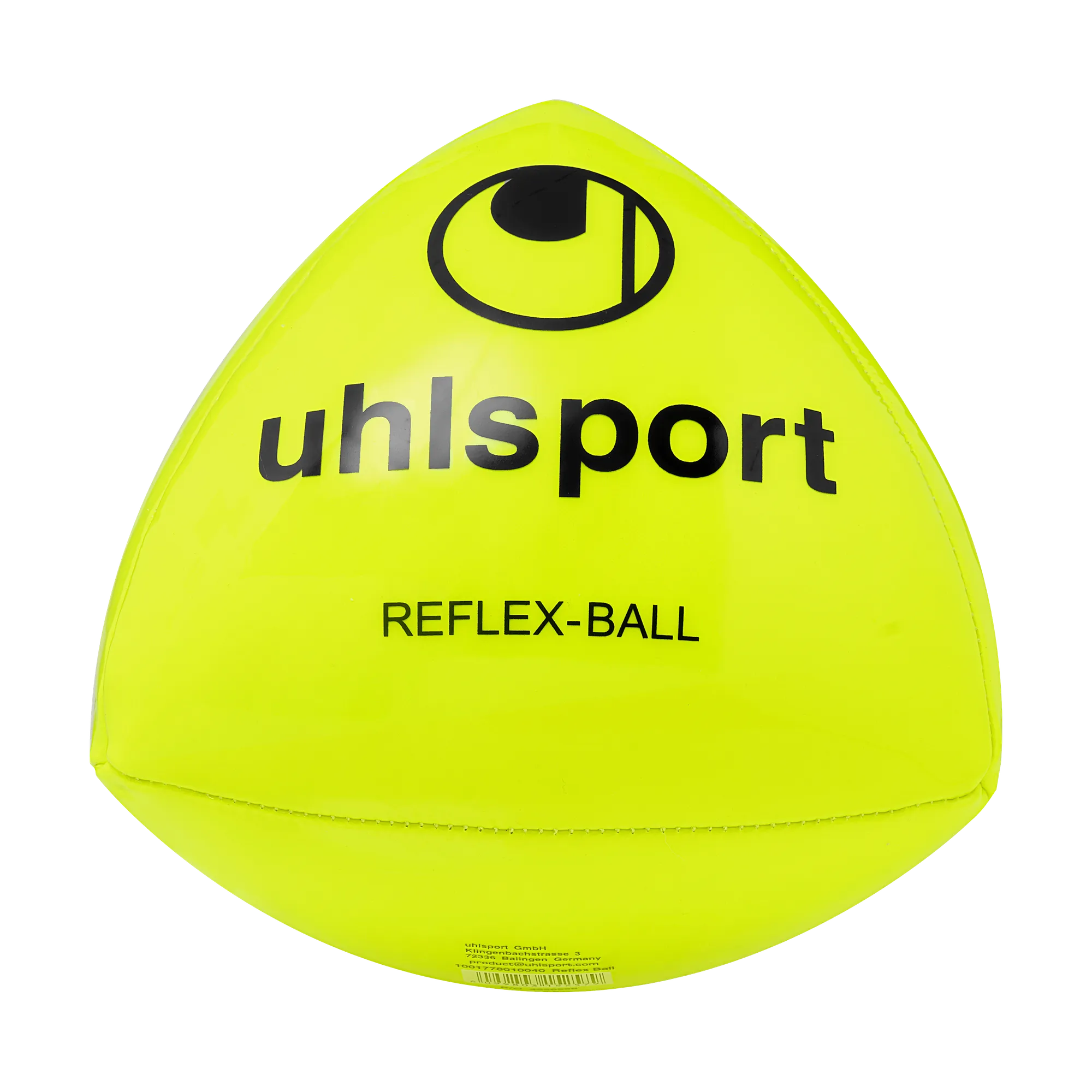 uhlsport Fußball Reflex Ball Unisex fluo-gelb-schwarz Front #farbe_fluo-gelb-schwarz
