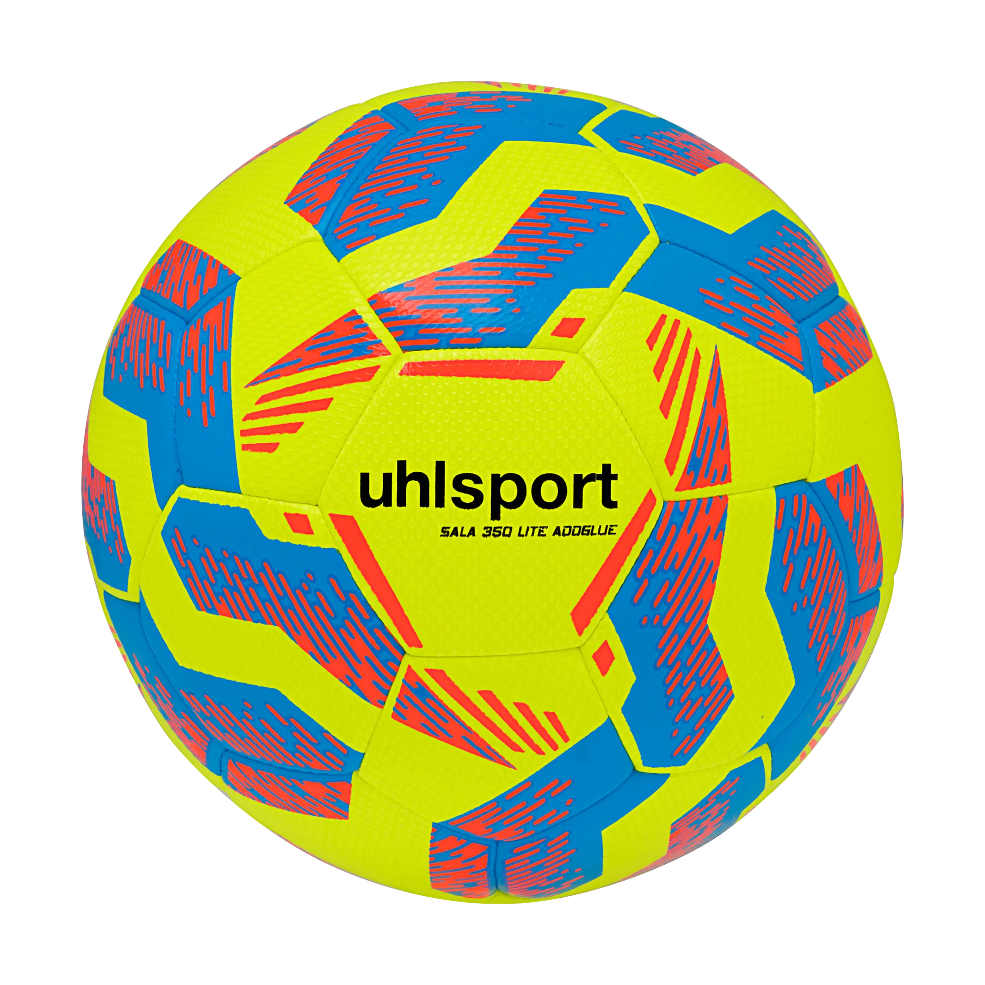 uhlsport Fußball Sala Lite 350 Addglue Unisex fluo-gelb-cyan-fluo-rot Front #farbe_fluo-gelb-cyan-fluo-rot