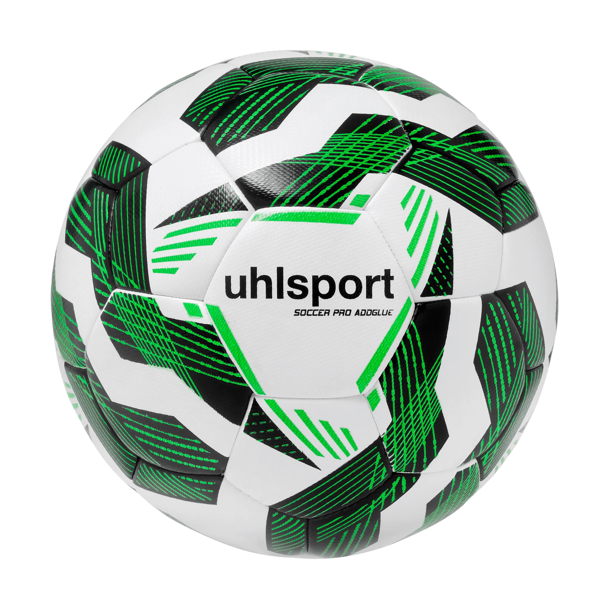 uhlsport Fußball Soccer Pro Addglue Unisex weiss-schwarz-fluo-gruen Front