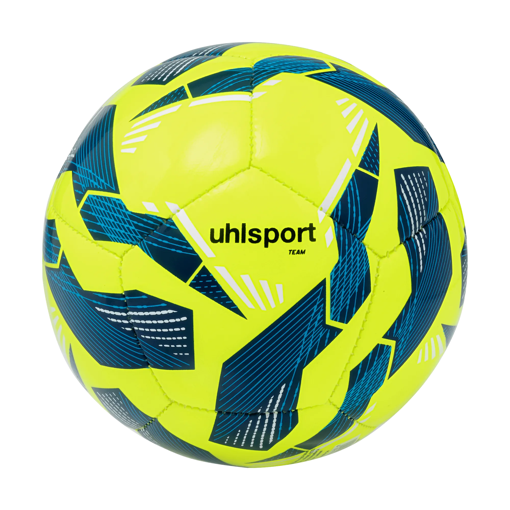 uhlsport Fußball Team Mini Unisex fluo-gelb-marine-weiss Front #farbe_fluo-gelb-marine-weiss