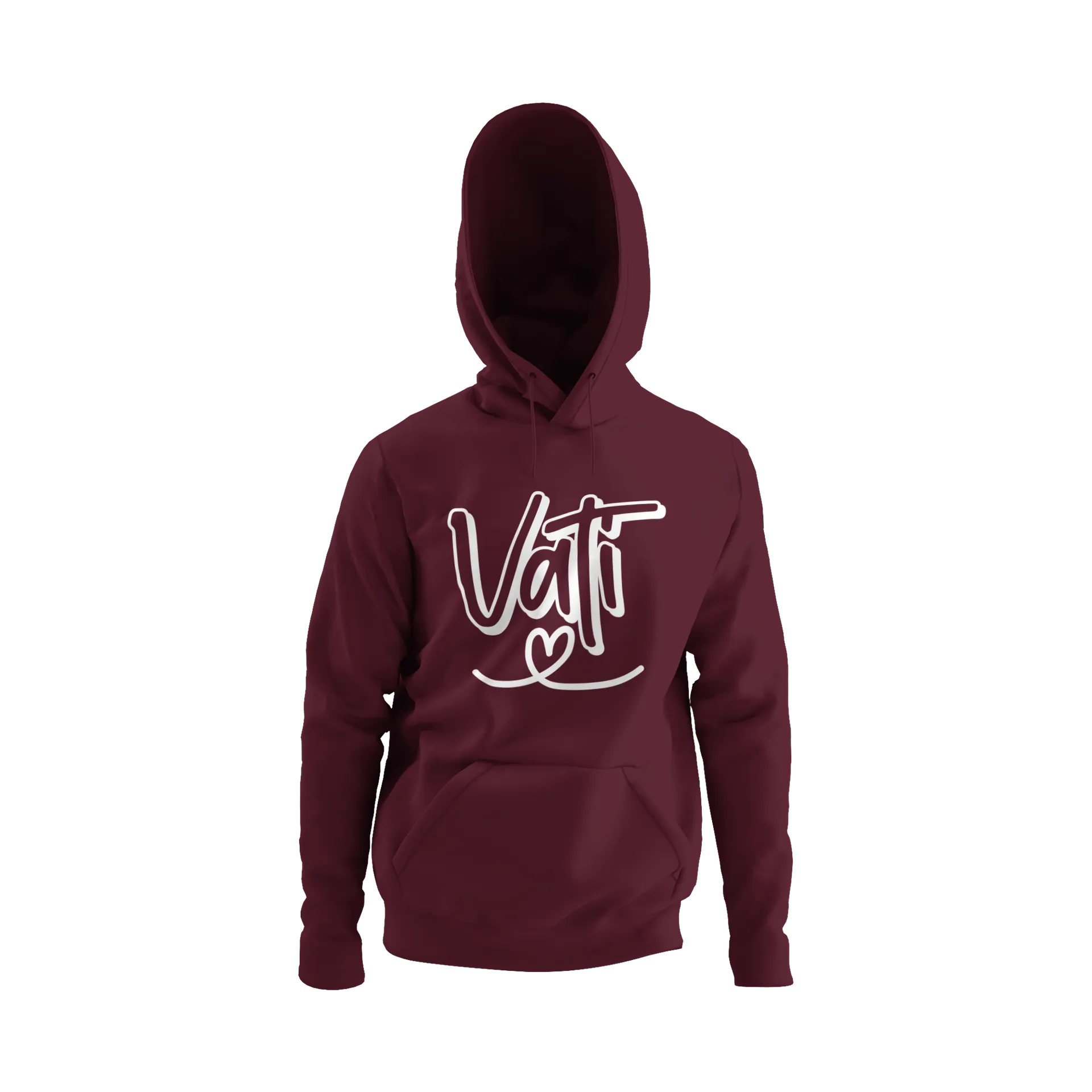 BIGTIME Vatertag Vati Hoodie Kinder Burgundy Front #farbe_burgundy