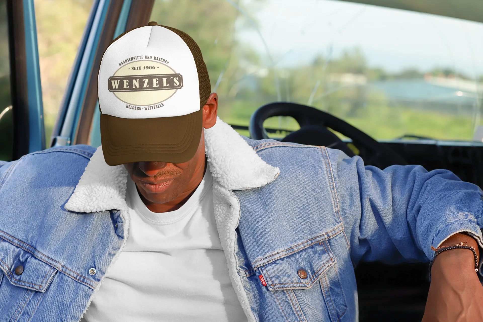 BIGTIME Wenzel´s Barber Shop Trucker Cap Front