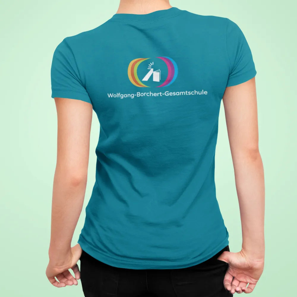 BIGTIME WoBoGe Damen T-Shirt royalblau Rücken