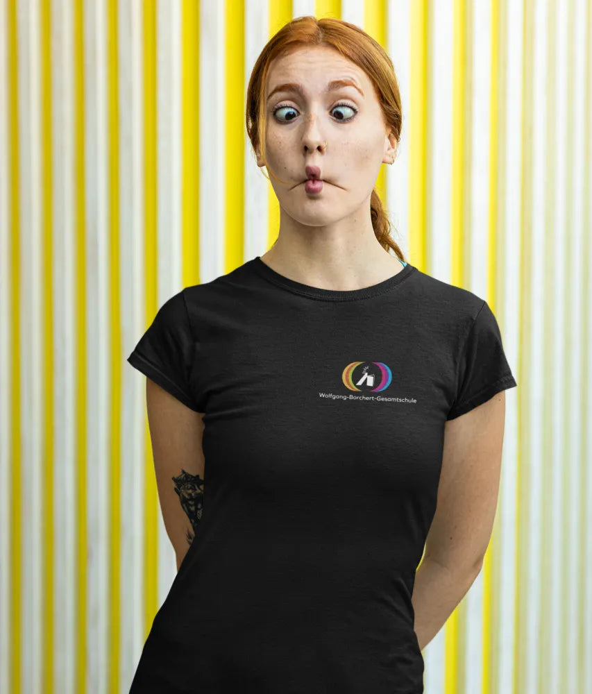BIGTIME WoBoGe Damen T-Shirt schwarz Front #farbe_schwarz
