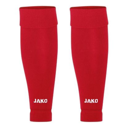 Jako Tube Stutzen Unisex sportrot Front 