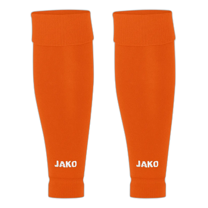 Jako Tube Stutzen Unisex neonorange Front 