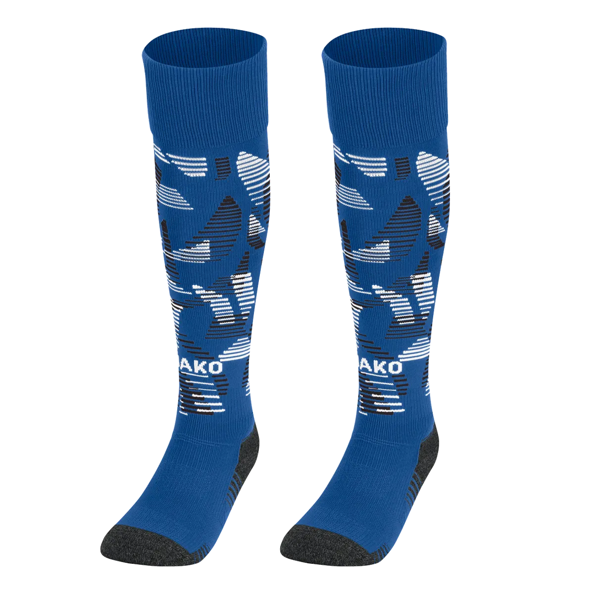JAKO Stutzenstrumpf Sonic Unisex royal/schwarz/weiß Front 