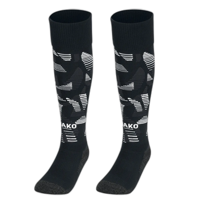 Jako Stutzenstrumpf Sonic Unisex schwarz/anthrazit/weiß Front 