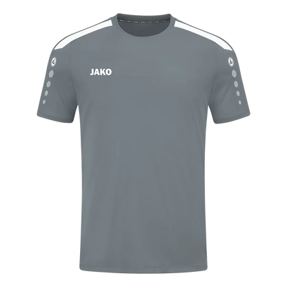 JAKO Trikot Power Kurzarm Kinder steingrau Front 