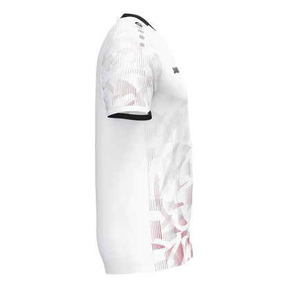 Jako Trikot Sonic Kurzarm Kinder weiß/rot/grau Detail 
