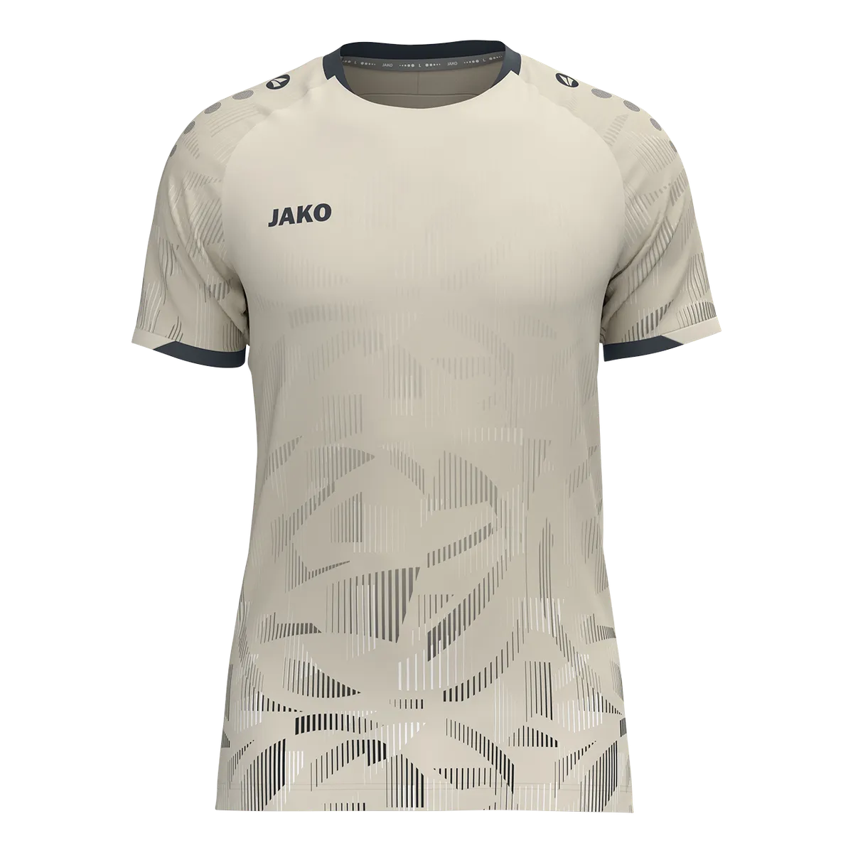 Jako Trikot Sonic Kurzarm Unisex off white/schwarz/weiß Front 