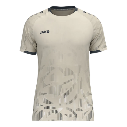 Jako Trikot Sonic Kurzarm Kinder off white/schwarz/weiß Front 