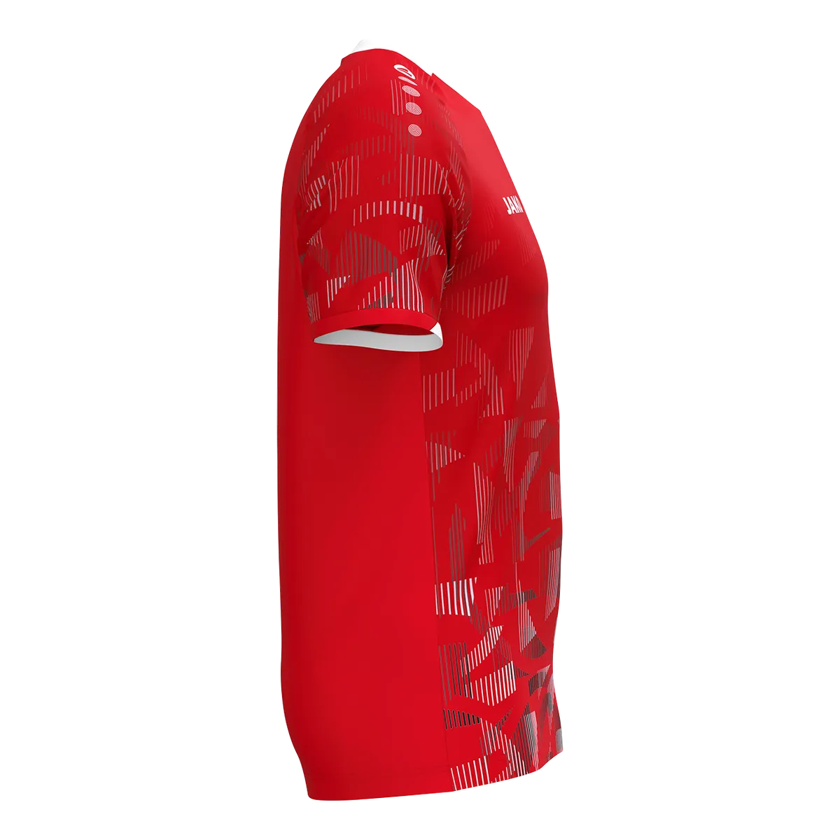 Jako Trikot Sonic Kurzarm Kinder rot/schwarz/weiß Detail 
