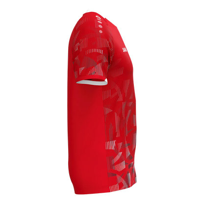 Jako Trikot Sonic Kurzarm Kinder rot/schwarz/weiß Detail 