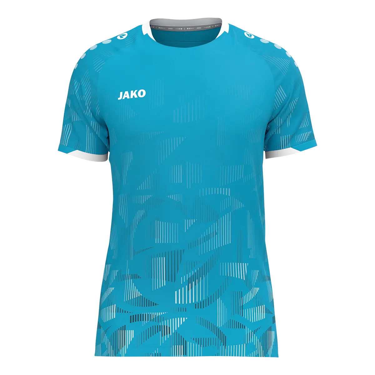 Jako Trikot Sonic Kurzarm Unisex aqua/marine/weiß Front 