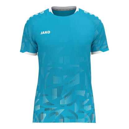 Jako Trikot Sonic Kurzarm Unisex aqua/marine/weiß Front 