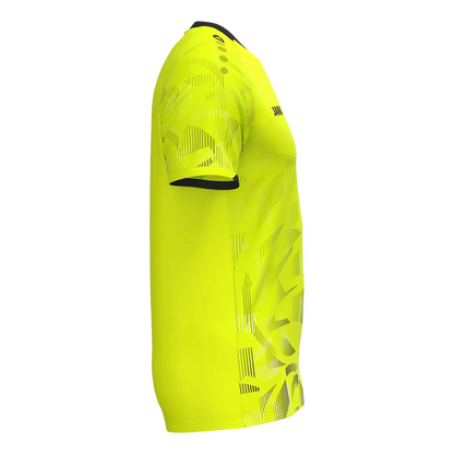 Jako Trikot Sonic Kurzarm Unisex neongelb/schwarz/weiß Detail 