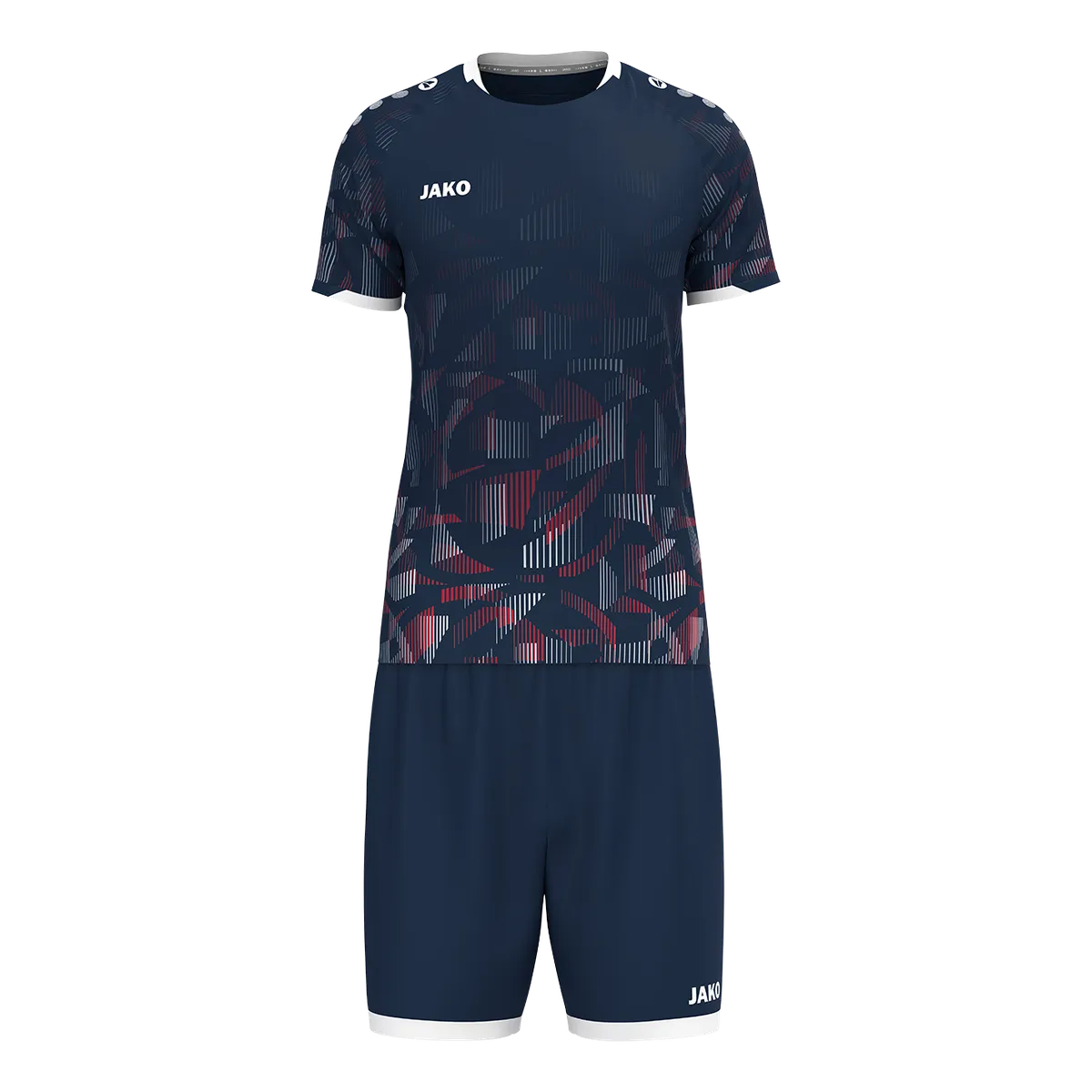 Jako Trikot Sonic Kurzarm Kinder marine/rot/weiß Kombination 