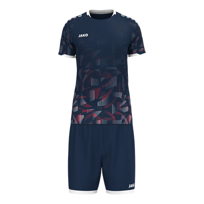 Jako Trikot Sonic Kurzarm Kinder marine/rot/weiß Kombination 