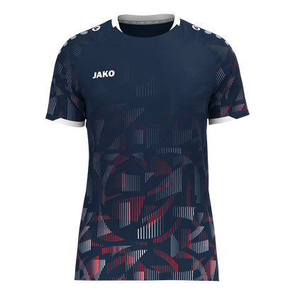 Jako Trikot Sonic Kurzarm Kinder marine/rot/weiß Front 