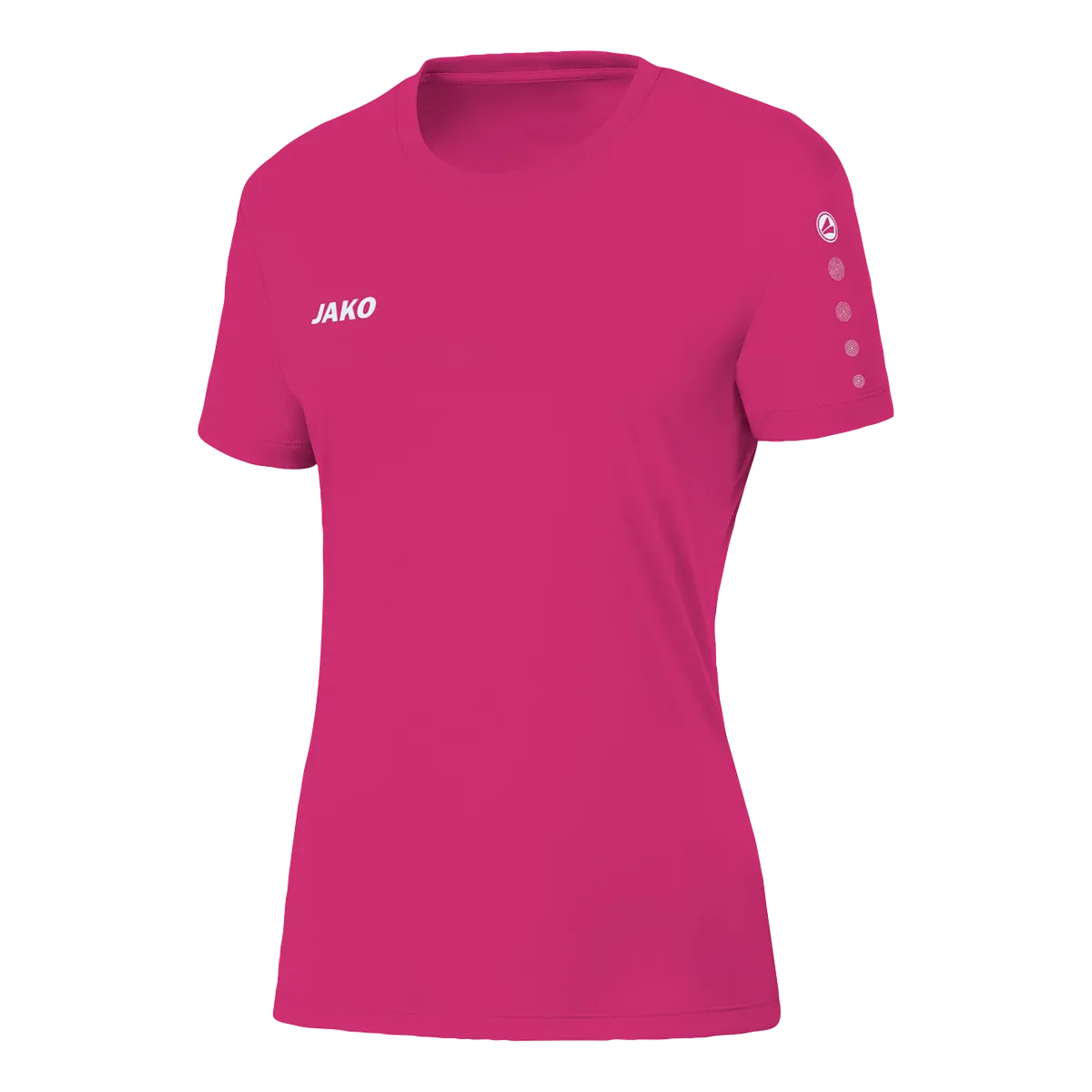 JAKO Trikot Team Kurzarm Damen deep pink Front #farbe_deep-pink