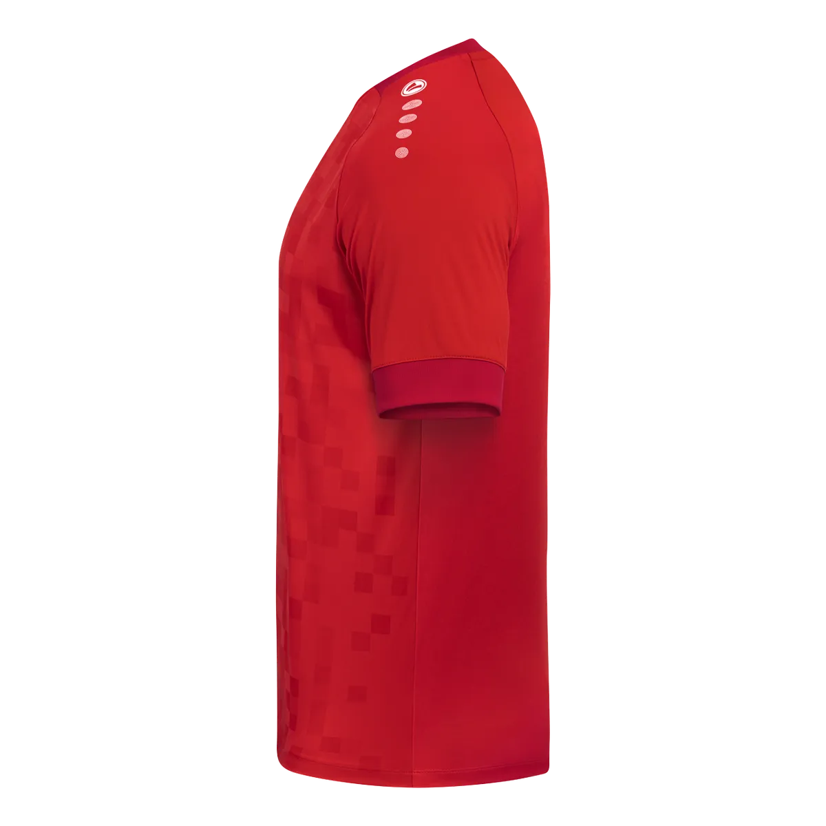 JAKO Trikot Pixel Kurzarm Kinder sportrot Seite 