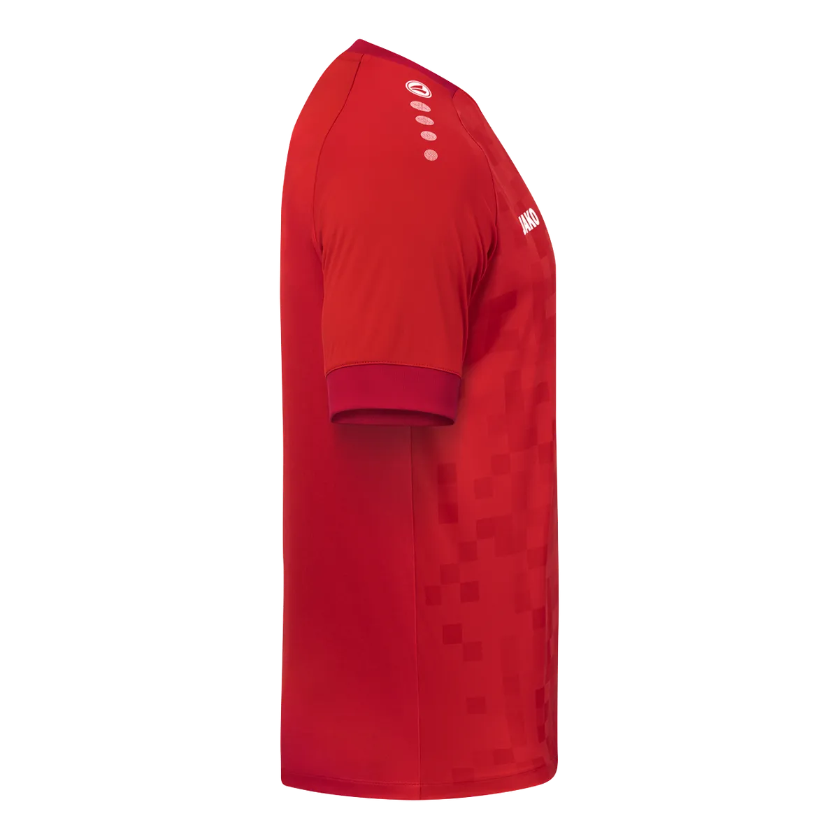 JAKO Trikot Pixel Kurzarm Unisex sportrot Seite 