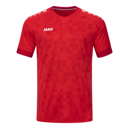 JAKO Trikot Pixel Kurzarm Kinder sportrot Front 