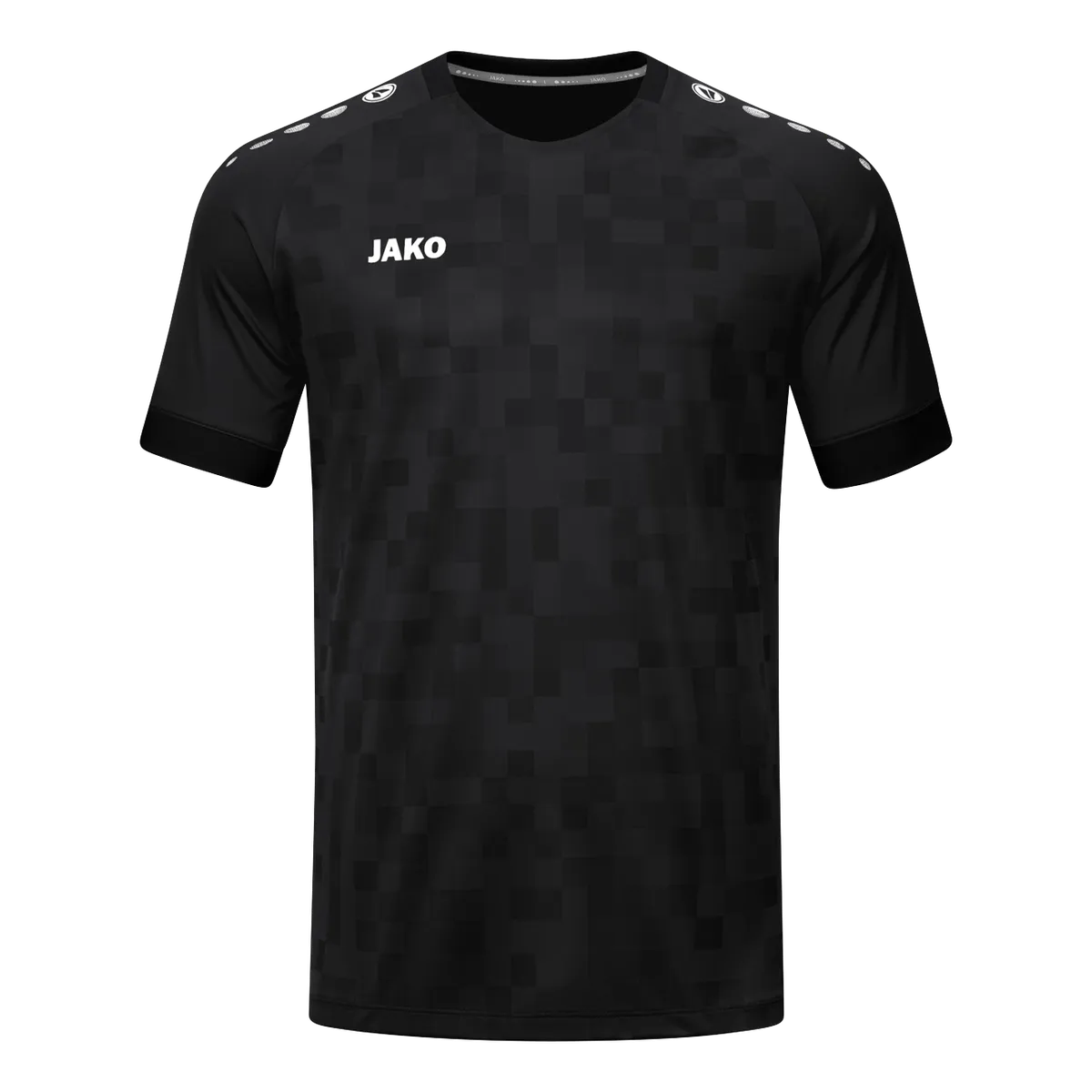 JAKO Trikot Pixel Kurzarm Unisex schwarz Front #farbe_schwarz